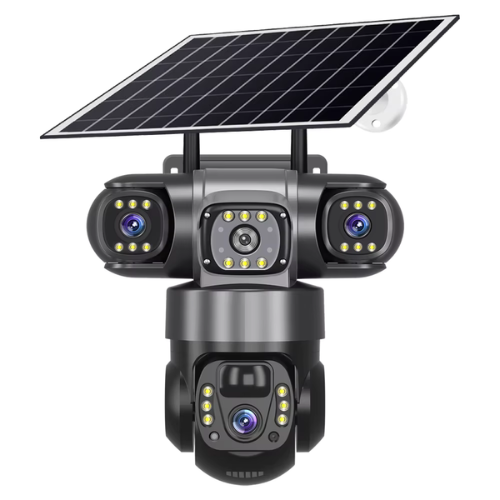 V380 Solar PTZ Triple Lens 4G Camera