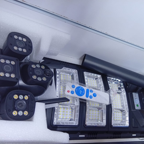 AI Solar Camera + Lighting 2-in-1