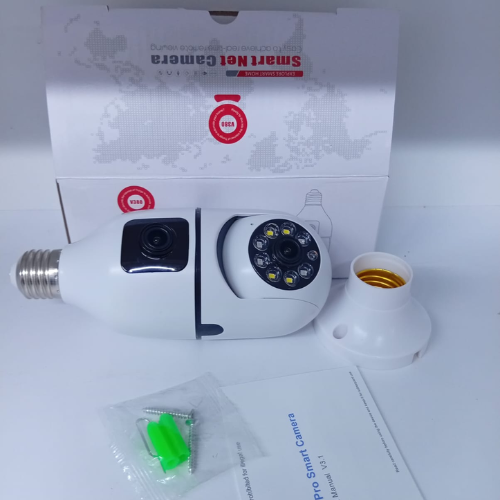 Dual Lens Bulb Camera